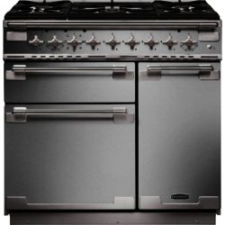 Rangemaster Elise 90cm Dual Fuel 108400 Range Cooker in Stainless Steel